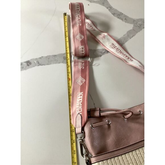 NWOT Steve Madden Bmayor Hobo Crossbody Should Bag Cream/Pink - Picture 10 of 12